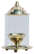 Brass Oil Lamp Deepak With Chimney 0.13kg